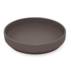 PETITE&MARS Talíř silikonový s přísavkou Take&Match Bitter Cocoa 6m+