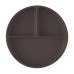 PETITE&MARS Talířek silikonový dělící kulatý Take&Match Bitter Cocoa 6m+