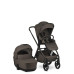 EASYWALKER Kočárek kombinovaný Zoey Chestnut Brown + CBX By CYBEX Aton B2 i-Size + základna