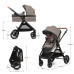 KINDERKRAFT Kočárek kombinovaný 3v1 Esme Pro Sand Beige