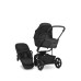 EASYWALKER Set XL kočárek kombinovaný Harvey NXT s příslušenstvím Eclipse Black