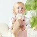 NATTOU Mazlíček plyšový maxi Teddy medvídek 28 x 28 cm, 0m+