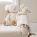 NATTOU Mazlíček plyšový maxi Teddy myš 28 x 28 cm, 0m+