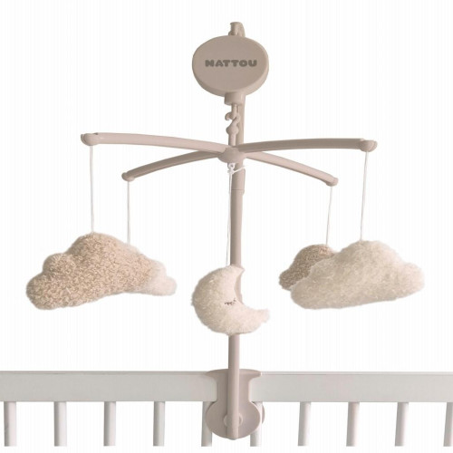 NATTOU Kolotoč hudební nad postýlku Teddy 0m+ NATTOU Kolotoč hudební nad postýlku Teddy 0m+