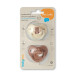 BABYONO Dudlíky silikonové anatomické 0-6m, 2 ks