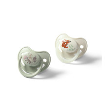 BABYONO Dudlíky silikonové anatomické 6-18m, 2 ks