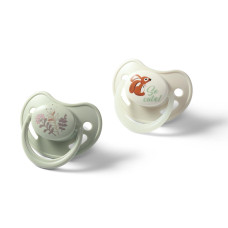 BABYONO Dudlíky silikonové anatomické 6-18m, 2ks