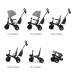 KINDERKRAFT Tříkolka Aveo 2 Plus Grey