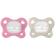 CHICCO Dudlíky PhysioForma® Dual Soft růžové 6-16m, 2 ks