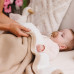 BABYONO Deka bavlněná s fleecovou podšívkou 75 x 100 cm béžová