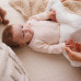 BABYONO Deka bavlněná s fleecovou podšívkou 75 x 100 cm světle hnědá