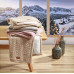 BABYONO Deka bavlněná s fleecovou podšívkou 75 x 100 cm světle hnědá