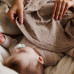 BABYONO Deka pletená bambusová Beige BABYONO Deka pletená bambusová Beige