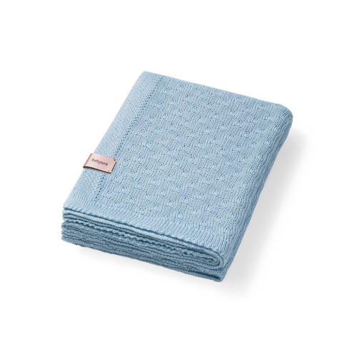 BABYONO Deka pletená bambusová Blue BABYONO Deka pletená bambusová Blue