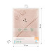 BABYONO Osuška bambusová Super Soft Pink 100x100cm BABYONO Osuška bambusová Super Soft Pink 100x100cm