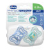 CHICCO Dudlíky Physio Light silikonové modré 6-16m, 2 ks