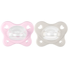 CHICCO Dudlíky PhysioForma® Dual Soft růžové 2-6m, 2 ks