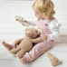 NATTOU Hračka plyšová chrastítko Teddy medvídek 14 cm, 0m+