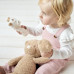 NATTOU Hračka plyšová chrastítko Teddy žirafa 14 cm, 0m+