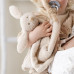 NATTOU Mazlíček plyšový maxi Teddy zajíček 28 x 28 cm, 0m+
