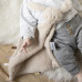 NATTOU Mazlíček plyšový maxi Teddy zajíček 28 x 28 cm, 0m+