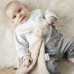 NATTOU Mazlíček plyšový maxi Teddy zajíček 28 x 28 cm, 0m+