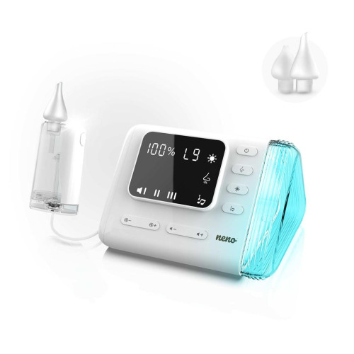 NENO Odsávačka nosních hlenů Nariz bezdrátový s Active AirFlow, UV sterilizací, LED světlem NENO Odsávačka nosních hlenů Nariz bezdrátový s Active AirFlow, UV sterilizací, LED světlem