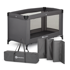 PETITE&MARS Postýlka cestovní Koot Lite, Dark Grey