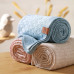 BABYONO Deka pletená bambusová Light Beige BABYONO Deka pletená bambusová Light Beige