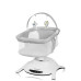 LIONELO Dětské lehátko Bella Set Grey Concrete, 0m+