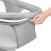 LIONELO Dětské lehátko Bella Set Grey Concrete, 0m+