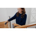 LIONELO Dětská zábrana Truus Slim Black Onyx 75-105 cm