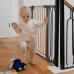 LIONELO Dětská zábrana Truus Slim Black Onyx 75-105 cm