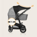 LIONELO Sluneční clona na kočárek Stroller Sun Cover Black Carbon