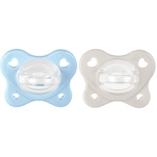 CHICCO Dudlíky PhysioForma® Dual Soft modré 2-6m, 2 ks