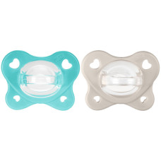 CHICCO Dudlíky PhysioForma® Dual Soft modré 6-16m, 2 ks