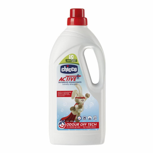 CHICCO Gel prací Active 1,5 l (27 praní), 0 m+ CHICCO Gel prací Active 1,5 l (27 praní), 0 m+