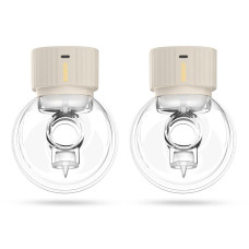 NENO Odsávačka mléka Vento Duo bezdrátová hands-free mušlová 3-fázová, USB-C