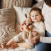 BABYONO Hračka hudební na C-kroužku Rabbit Karo 0m+
