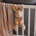 BABYONO Hračka hudební na C-kroužku Rabbit Karo 0m+