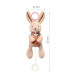 BABYONO Hračka hudební na C-kroužku Rabbit Karo 0m+