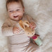 BABYONO Hračka pískací s kousátkem Rabbit Karo 3m+