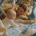 KINDERKRAFT Deka hrací s hrazdičkou Cozyplay Nordic Breeze