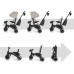 KINDERKRAFT Tříkolka Jazz 3 Beige, 9m+