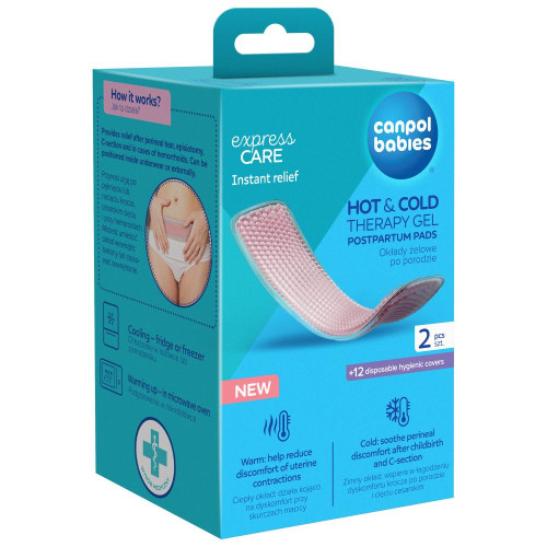 CANPOL BABIES Vložky poporodní gelové Hot&Cold 2ks CANPOL BABIES Vložky poporodní gelové Hot&Cold 2ks