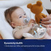 LOVI Dudlík silikonový dynamický Buddy bear 0-6m 2ks