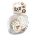 LOVI Dudlík svítící silikonový dynamický Teddy love 0-6m 2ks