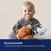 LOVI Dudlík svítící silikonový dynamický Teddy love 18m+ 2ks