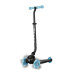 QPLAY Koloběžka / odrážedlo Sema Evo s LED světly Sky Blue, věk 1 - 6 let, do 50 kg