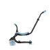 QPLAY Koloběžka / odrážedlo Sema Evo s LED světly Sky Blue, věk 1 - 6 let, do 50 kg